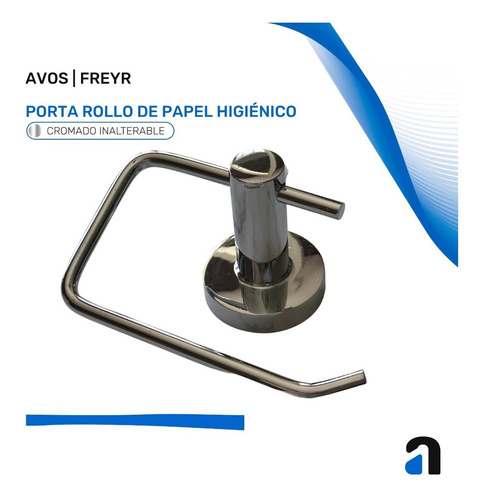 Imagen 4 de 10 de Porta Papel Higienico 100% Metal Cromado // Avos Freyr Sale