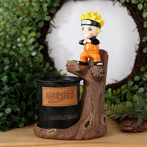 Imagen 5 de 6 de Figura Decorativa Portalápices De Resina - Naruto Shippuden