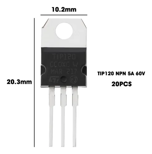 Transistor Potencia Tip120 Npn 5a 60v Darlington To-220
