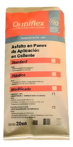 comprar Brea En Pan- Asfalto Plástico Ormiflex X 20 Kg