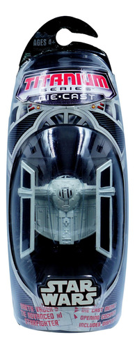 Star Wars Titanium Darth Vader Tie Fighter Advanced X1 G