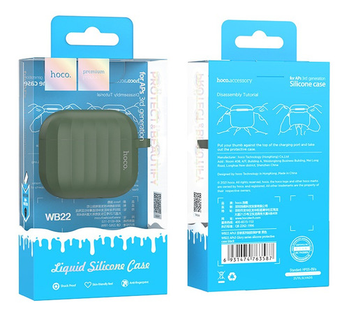 Funda Protectora De Auriculares De Silicona Hoco Para Airpod