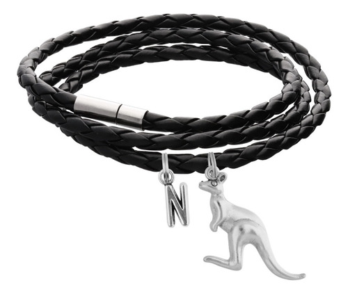 Pulsera Canguro Grande Brazalete Dije Animal Australia Letra