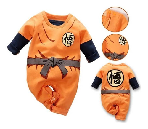 Disfraz Mameluco Anime Dragon Goku Traje Tortuga Bebe