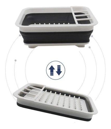 Escurridor Bager Vajilla Vasos Platos Cubiertos De Silicona