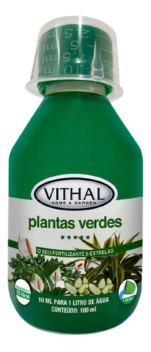 Fertilizante Vithal Plantas Verdes 100ml