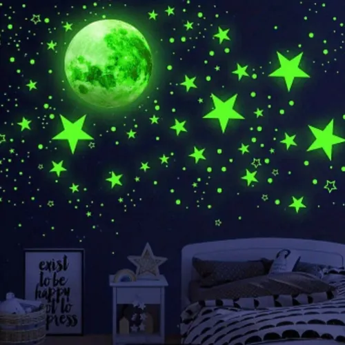 comprar Vinilo Luna Estrellas Luminosas Pegatinas Autoadhesivas