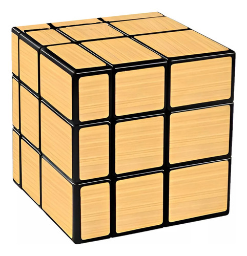 Cubo Rubik Mirror 3x3 Dorado  Marca Qiyi