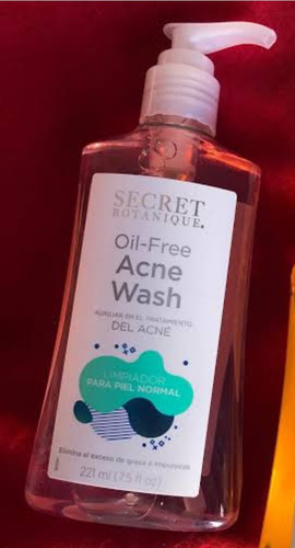 Gel Anti Acne Limpiador Secret Botanique Piel Normal 221ml