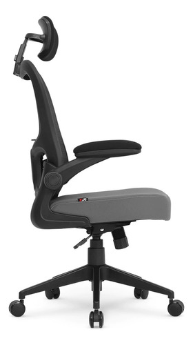 Cadeira Dt3 Office Vita Headrest Grey 14231-1 Cor Cinza Material Do Estofamento Espuma