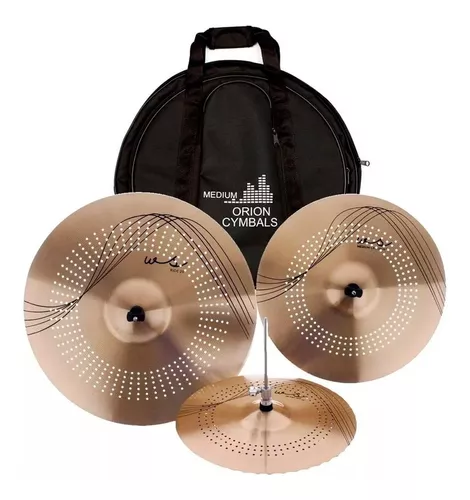 Kit Pratos Orion Whisper B10 Set Ws70 14'' 16'' 20'' C/ Bag