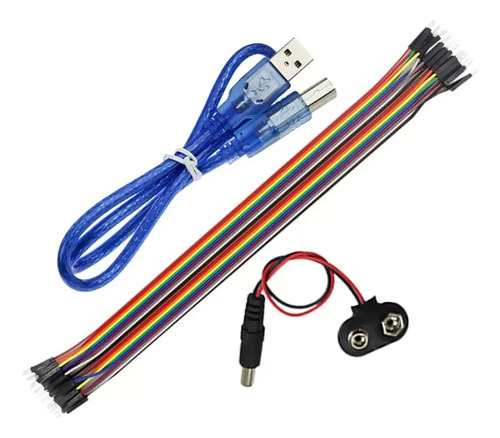 Kit Inicial Arduino Uno Compatible Básico Principiante
