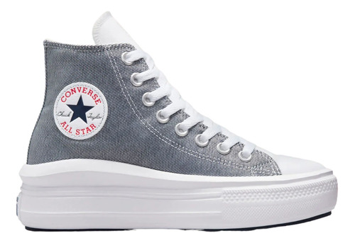 Converse Bota Plataforma Move Ultraligero Gris/blanco