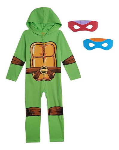 Teenage Mutant Turtles Disfraz Cosplay Con Cremallera Para N