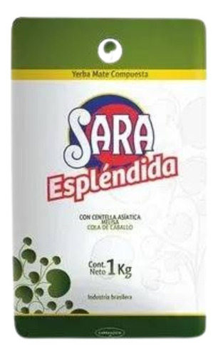 Yerba Mate Sara Espléndida 1 Kg