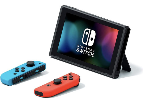 Nintendo Switch Neon Blue And Neon Red Joycon. Color Rojo (Usado)