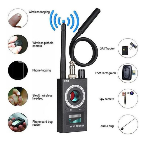 K18 Anti-espía Detector Cámara Gps Anti-localización Detecto