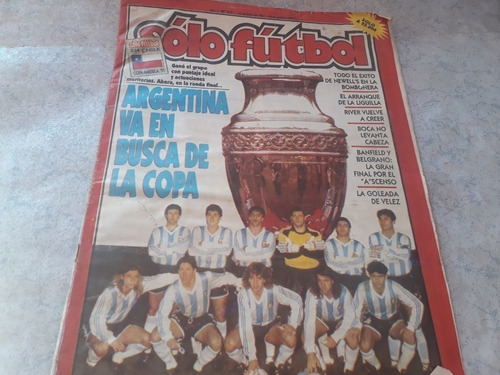 Revista Solo Futbol Argentina En Busca De La Copa