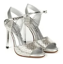 Comprar Sandalia Sindy Saverio Di Ricci, 23vz2352 Cuero Plata