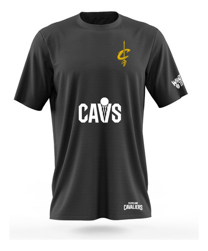 Polera Deportiva Dryfit Negra Nba Cleveland Cavaliers 2023