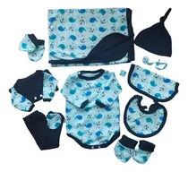 Comprar Ajuar Nacimiento Bebe 10 Piezas - Varon - Regalo Baby Shower