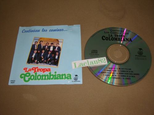 Tropa Vallenata Continuan Los Caminos 1996 Fonovisa Cd Usa