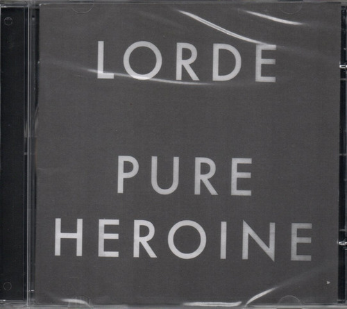 Lorde - Pure Heroine- cd versão estandar 2013 em caja de plástico produzido por Universal Music