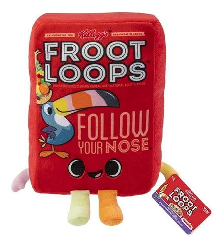 Pop Plush: Caja De Cereales Kelloggs- Froot Loops
