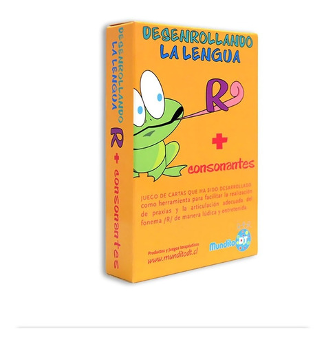 Desenrollando La Lengua R+ Consonantes Juego De Cartas