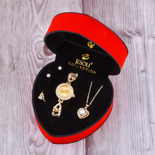 Nuevo Juego De Joyas Para El Reloj De Regalo Para Mujeres