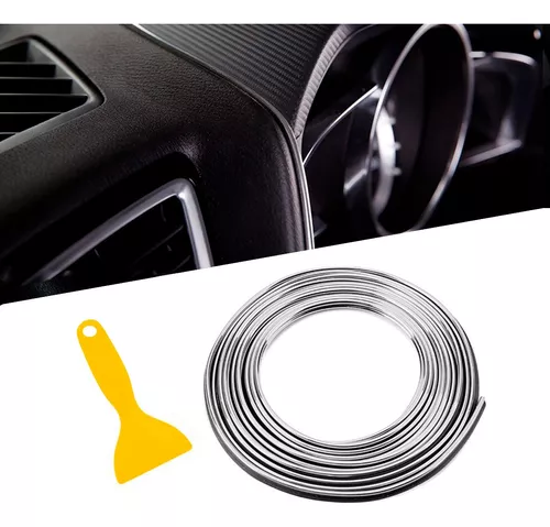 Tiras de molduras interiores de coche, accesorios universales para