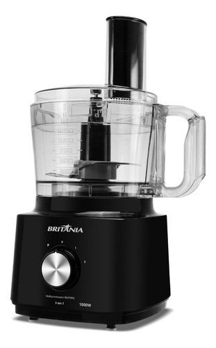 Multiprocessador britânia Bmp900 1000w 3 em 1 inox Preto