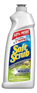 Soft Scrub - Limpiador Antibacteriano Con Blanqueador 36oz.