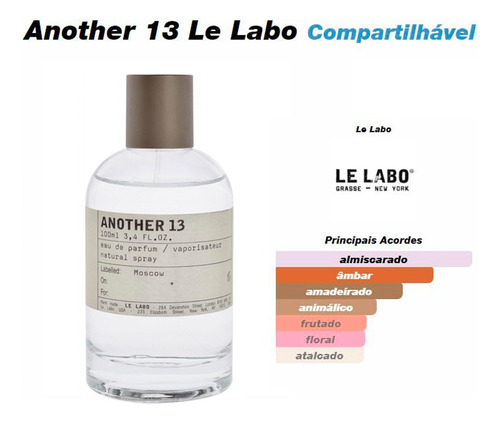 Perfume Le Labo Another 13 Edp 100 ml (volumen unitario 100 ml)