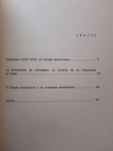 El Proyecto Oligárquico En La Argentina De Los Años 30 (Usado)