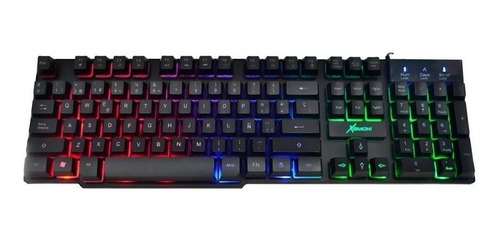 Imagen 3 de 8 de Teclado Gamer Xemoki Usb Retroiluminado Led Gaming Pc Gamer