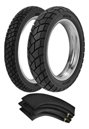 Par Pneu E Câmaras 120/90-17 E 90/90-21 R34 Xt 600 Falcon