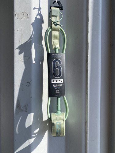 Leash Surf Fcs Essential 6ft Green Verde Cordinha Estrepe