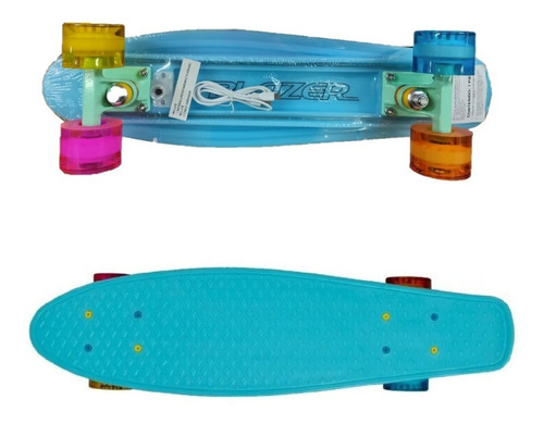 Patineta Cruiser Tipo Penny Base Led Regarcable Modelo 2a