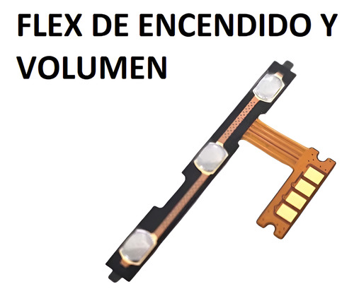 Flex De Botones Encendido Y Volumen Para Tcl 20e / 20y