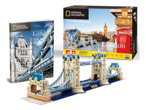 Puzzle 3d Tower Bridge Londres Cubicfun Wabro 67343
