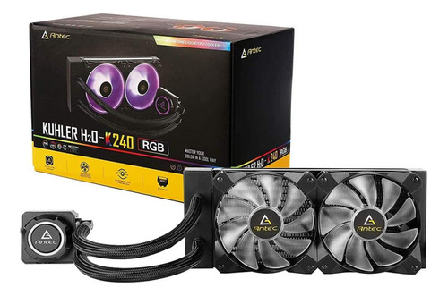 Refrigeración Líquida Antec Kühler H2o K240 Rgb Intel Y Amd