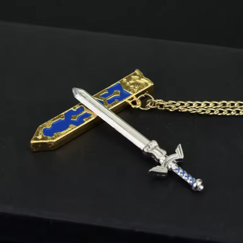 E Collar De Espada Con Funda Zelda Link Master Sword Skyward