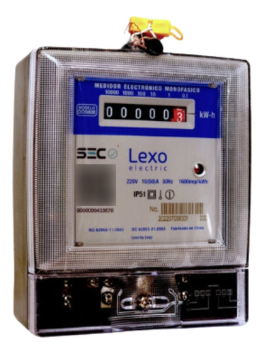 Medidor Remarcador Monofasico Analogo 10(50)a Dds608  - Lexo