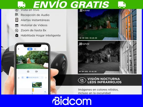 Cámara De Seguridad Ezviz Con Batería Bc1c Bidcom
