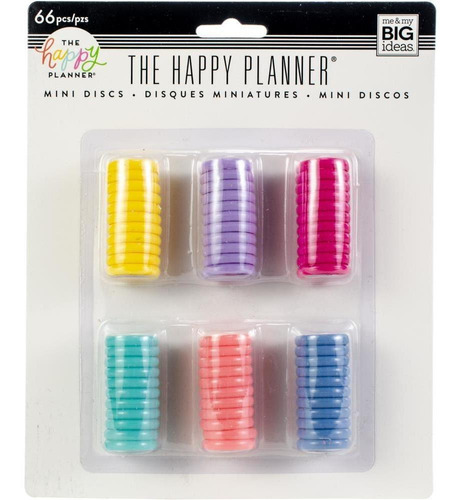 Mini Discos Colores Agenda Planificadora Journal Happy Plann