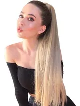 Comprar Coleta Postiza Pony 22 Cabello Humano Remy 100g Lacia Rubia