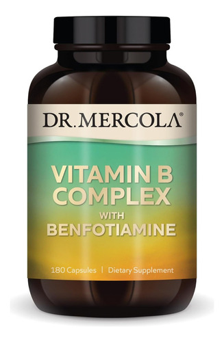 Complejo B Con Benfotiamina Dr. Mercola 180 Cápsulas