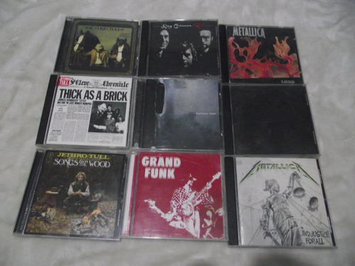 Cds Metallica-crimson-grand Funk-guns Roses