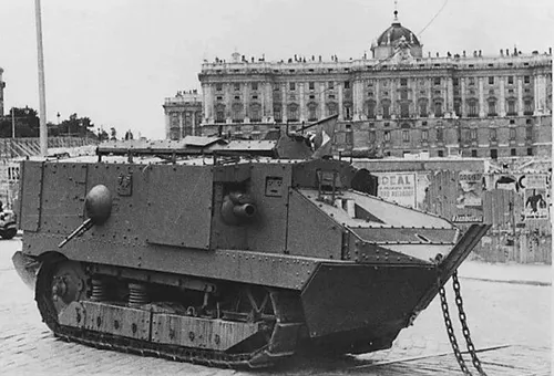 Miniatura Diecast 1/100, Tanque Schneider, Francia 1917